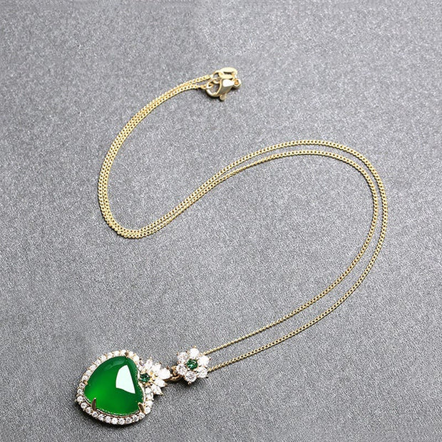 FREE Today: The Abundance Green Jade Balance Necklace Pendant FREE FREE 2