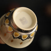 Buddha Stones Dunhuang Color Thousand Buddhas Teacup Kung Fu Tea Cup 100ml