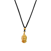 Buddha Stones Gold Buddha Copper Wealth Necklace Pendant Necklaces & Pendants BS 10
