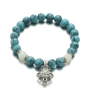 FREE Today: Positive Thinking Tibetan Turquoise Glowstone Luminous Bead Lotus Protection Bracelet FREE FREE 10