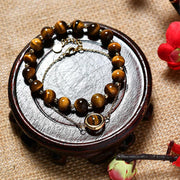 Buddha Stones Sun Stone Strawberry Quartz Crystal Positive Bracelet Bracelet BS 20