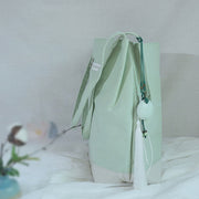 Buddha Stones Flower Crane Plum Blossom Embroidery Canvas Large Capacity Shoulder Bag Tote Bag Bag BS 7