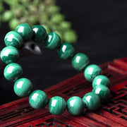 Buddha Stones Natural Malachite Protection Calmness Bracelet Bracelet BS 12