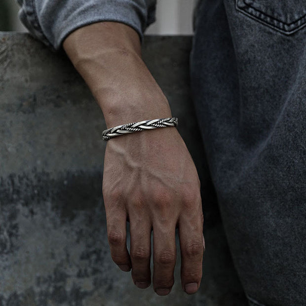FREE Today: Balance Energy Retro Twisted Design Cuff Bracelet Bangle FREE FREE 3