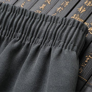 Buddha Stones Tang Suit Hanfu Chinese Dragon Traditional Kung Fu Uniform Short Sleeve Tops and Pants Clothing Men's Set