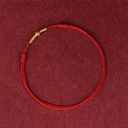 FREE Today: Provide Support Golden Bead Protection Braided Rope Bracelet Anklet FREE FREE Red Anklet Circumference 21-27cm