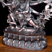 Buddha Stones Tibet Mahakala Bodhisattva Figurine Compassion Copper Statue Decoration
