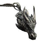 Buddha Stones Dragon Luck Strength Necklace Pendant Necklaces & Pendants BS 5