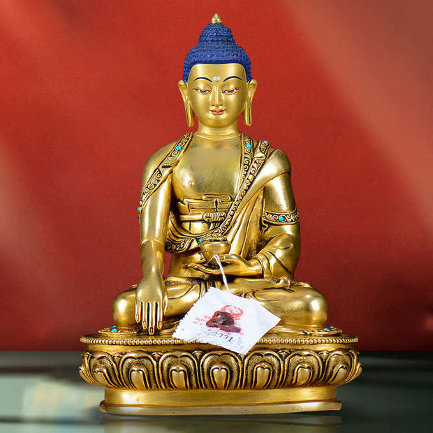 Buddha Stones Shakyamuni Compassion Copper Statue Decoration Decorations BS Buddha Shakyamuni