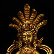 Buddha Stones Bodhisattva Nagarjuna Protection Copper Statue Decoration Decorations BS 8