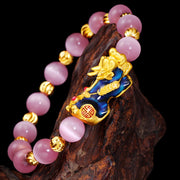 Buddha Stones Pixiu Cat Eye Lucky Bracelet Bracelet BS 1