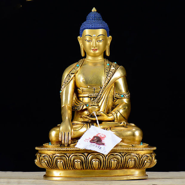 Buddha Stones Shakyamuni Compassion Copper Statue Decoration Decorations BS 2