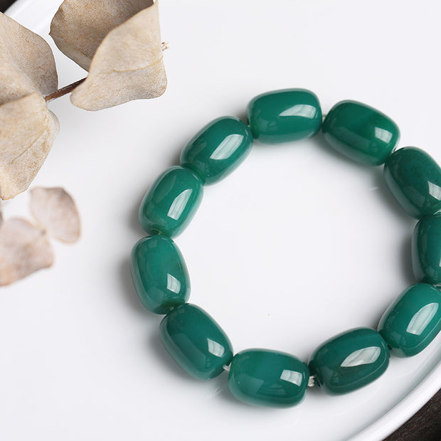 Buddha Stones Natural Agate Bead Success Bracelet Bracelet BS 1