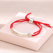 Buddha Stones 925 Sterling Silver Red String Layered Braid Bracelet Bracelet BS Red(Bracelet Size 22cm)