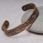 Buddha Stones Viking Birds Magnetic Copper Adjustable Cuff Bracelet Bangle Bracelet Bangle BS 1