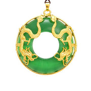 Buddha Stones Tibetan Jade Dragon Necklace Pendant Necklaces & Pendants BS 1