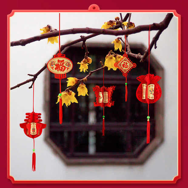 2023 Chinese New Year Year of Rabbit Chinese Spring Lantern Home Living Room Plant Decor