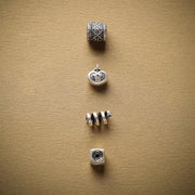 Buddha Stones Handmade Tibetan Om Mani Padme Hum Carved Auspicious Amulet Double Wrap Rope Bracelet Bracelet BS 8