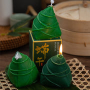 Buddha Stones Dragon Boat Festival Zongzi Pattern Scented Candle Gift For Family Friends