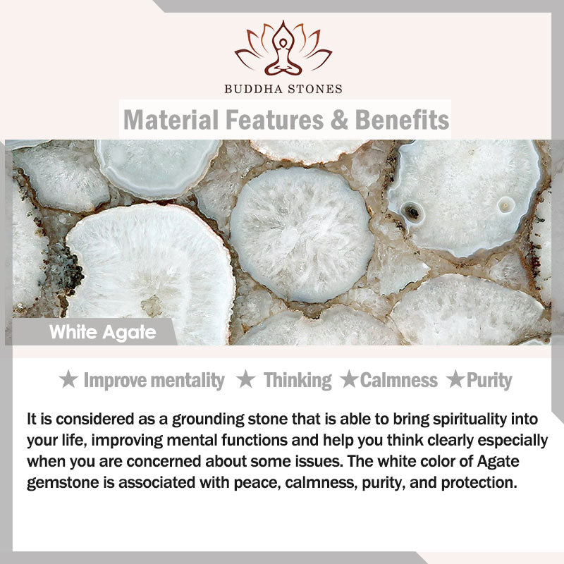 White agate stone benefits discount