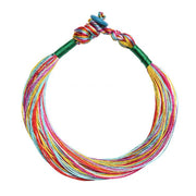 Buddha Stones Tibetan Handmade Five Colorful Thread Dragon Boat Festival Protection Adult Child String Bracelet