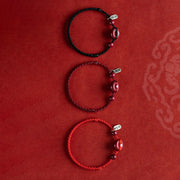 FREE Today: May You Be Healthy and Safe Cinnabar Bracelet Anklet FREE FREE 11