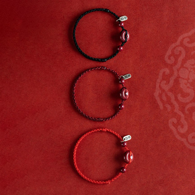 FREE Today: May You Be Healthy and Safe Cinnabar Bracelet Anklet