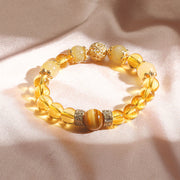 Buddha Stones Citrine Generosity Prosperity Beaded Bracelet Bracelet BS Citrine (Happiness ♥ Prosperity)