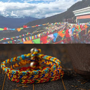 Buddha Stones "May you be good fortune and success" Lucky Multicolored Bracelet Bracelet BS 8