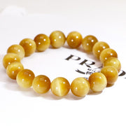 Buddha Stones  Anxiety Stress Healing Crystal Tiger Eye Bead Bracelet Bracelet BS 2