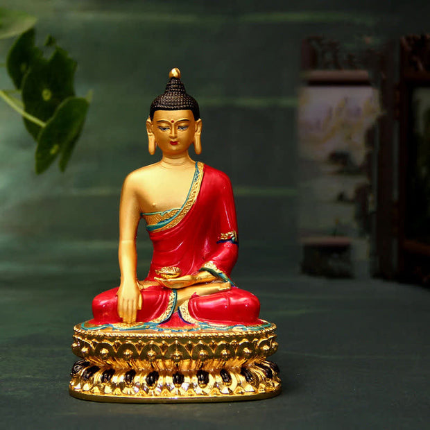 Buddha Stones Shakyamuni Figurine Serenity Statue Home Offering Decoration