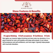 Features & Benefits of the Red Agate