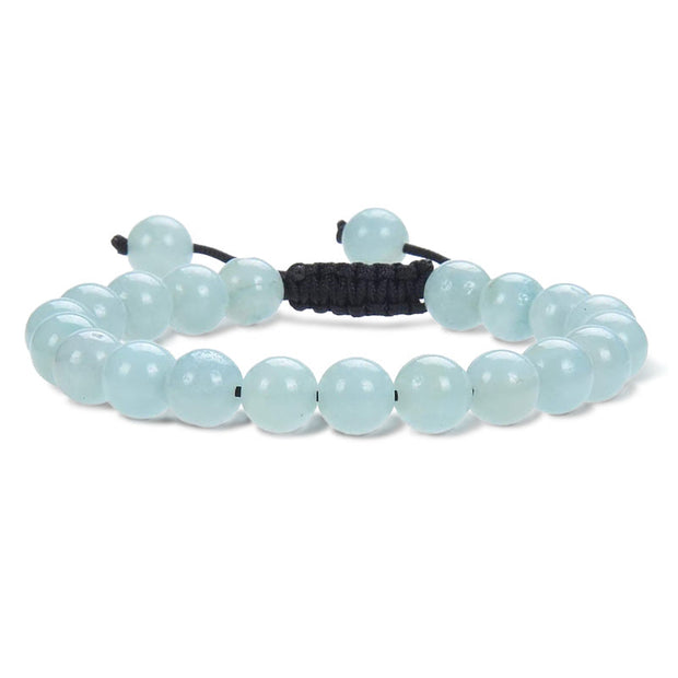 Buddha Stones Natural Healing Power Gemstone Crystal Beads Unisex Adjustable Macrame Bracelet Bracelet BS Amazonite