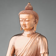 Buddha Stones Gautama Shakyamuni Buddha Figurine Serenity Copper Statue Home Decoration Decorations BS 3