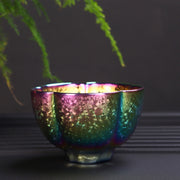 Buddha Stones Rainbow Color Jianzhan Ceramic Teacup Kung Fu Tea Cup Bowl