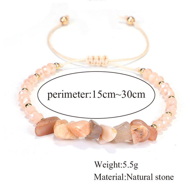 Buddha Stones Amethyst Purify Knit Bracelet Bracelet BS 4