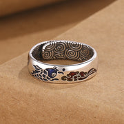 FREE Today: Bring Good Fortune Koi Fish Auspicious Cloud Luck Wealth Ring