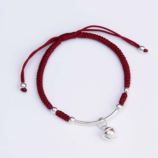 Buddha Stones FengShui Lucky Red String Bell Bracelet Bracelet BS 5