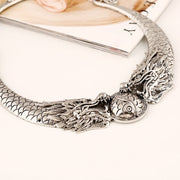 Buddha Stones Dragon Fish Design Copper Strength Protection Necklace Pendant Necklaces & Pendants BS 2