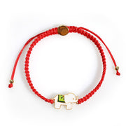 Tibetan Handmade 925 Sterling Silver Lucky Elephant Red String Bracelet (Extra 30% Off | USE CODE: FS30)