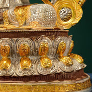 Buddha Stones Bodhisattva Green Tara Hope Copper Statue Decoration Decorations BS 13