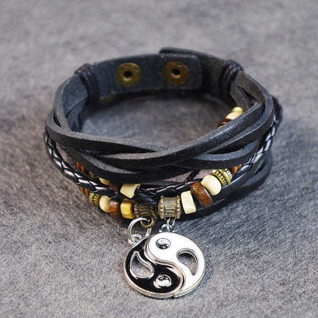 Yin Yang Pendant Couple Balance Bracelet (Extra 35% Off | USE CODE: FS35)