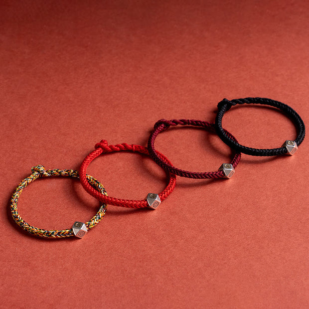 Buddha Stones Handmade Chinese Zodiac Natal Buddha Luck Protection Braided String Bracelet Bracelet BS 1