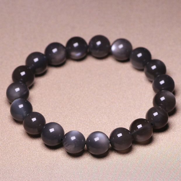 Buddha Stones Natural Moonstone Positive Love Beads Bracelet Bracelet BS 10mm