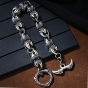 Buddha Stones Dragon Claw Engraved Strength Protection Bracelet