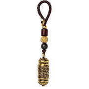 Buddha Stones Heart Sutra Copper Key Chain Key Chain BS 5