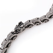 Buddha Stones Dragon Pattern Titanium Steel Protection Necklace Pendant Bracelet Necklaces & Pendants BS 8