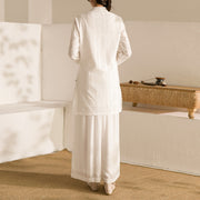 Buddha Stones 2Pcs Long Sleeve Yoga Clothing Meditation Clothing Top Pants Women's Set