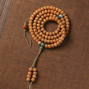 Buddha Stones 108 Mala Beads Bodhi Seed Wisdom Peace Bracelet Mala Bracelet BS Bodhi Seed