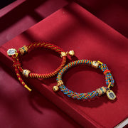 Buddha Stones Tibetan Om Mani Padme Hum Carved Zakiram Goddess of Wealth Charm Amulet Bracelet Bracelet BS 5